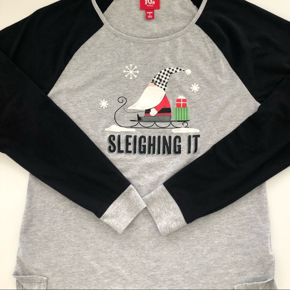 🌼 Family PJs Sleighing It Buffalo Plaid 2 Piece Pajama Set, S - Picture 2 of 6